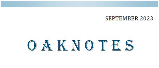 OAKNOTES-Sept 2023